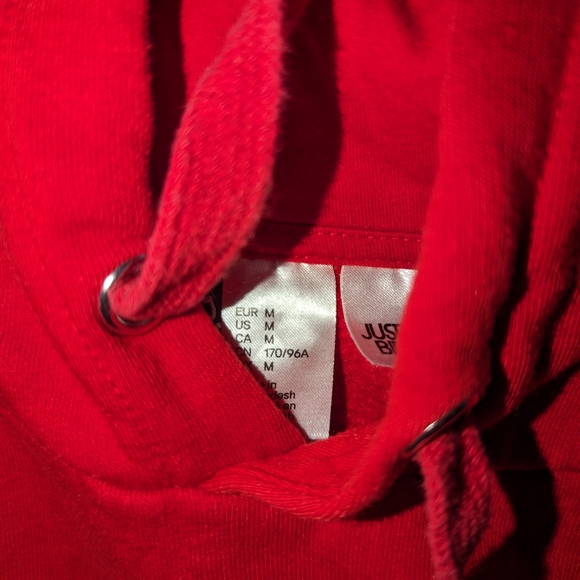 CROPPED Justin Bieber Purpose World Tour Hoodie - Picture 2 of 5